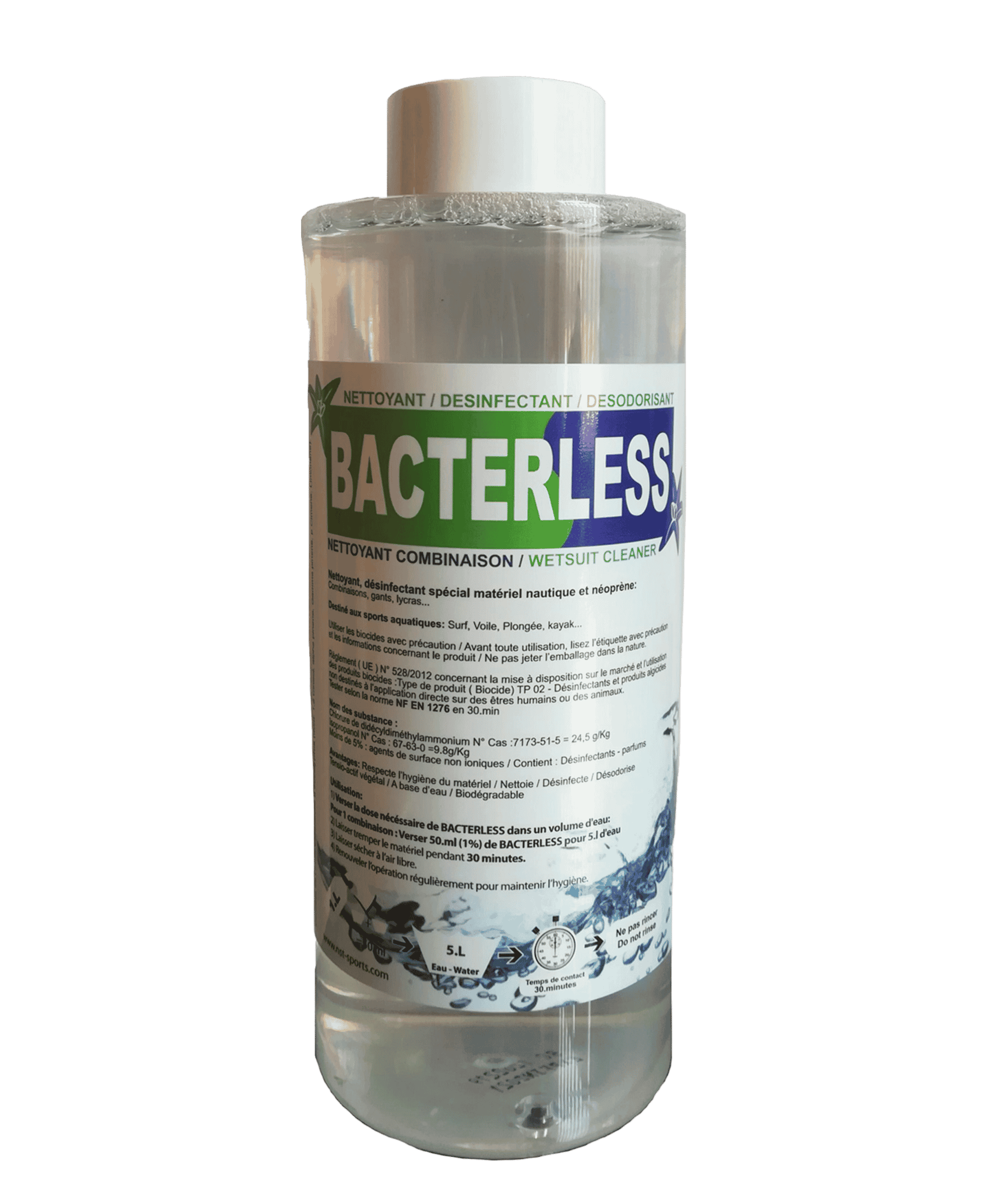 Bacterless Wetsuit 1L