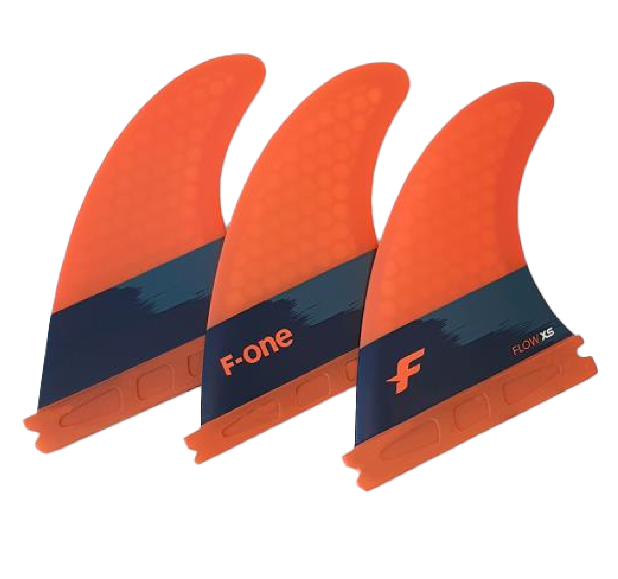 F-One Set Ailerons Flow Papaya XS set de 3